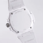 AET Nautilus 5711 White Ceramic AMGF White Dial on White Rubber Strap