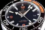 Seamaster Planet Ocean 600M 43.5mm Black Dial in Steel on Leather Strap