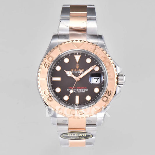 Yacht-Master 40 116621 Everose Rolesor in Brown Dial