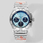 Chronomat B01 Steel in Sky Blue Dial