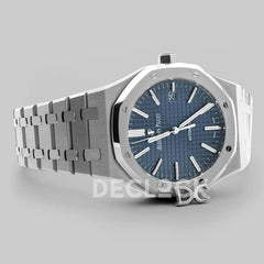 Replica Audemars Pigeut Royal Oak 15400 Steel Blue Dial - Replica Watches