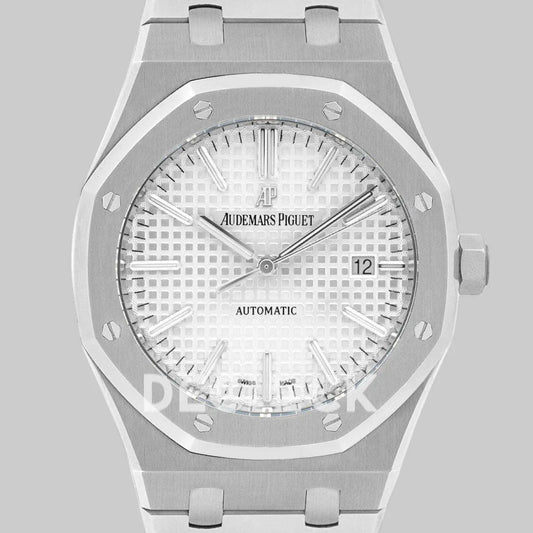 Replica Audemars Pigeut Royal Oak 15400 Steel White Dial - Replica Watches