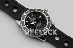 Replica Breitling Superocean Heritage II B20 Automatic in Black Dial with Green Bezel on Black Rubber Strap - Replica Watches