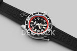 Replica Breitling Superocean II 42 Black/Red Dial in Steel - Replica Watches