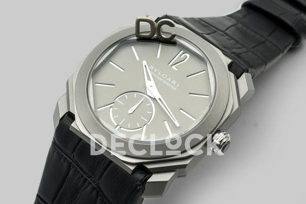 Replica Bvlgari Octo Finissimo Minute Repeater Grey - Replica Watches