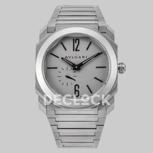 Replica Bvlgari Octo Finissimo Ref: 102713 Grey Dial - Replica Watches