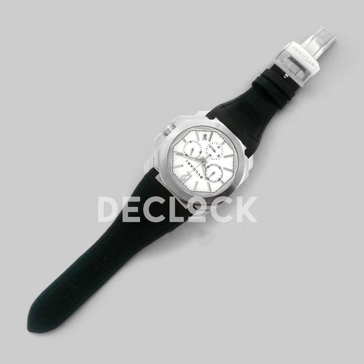 Replica Bvlgari Octo Velocissimo Chronograph Steel in White Dial - Replica Watches