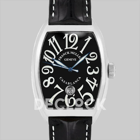 Replica Franck Muller Casablanca Automatique 8880 B SC DT Black Dial on Black Strap - Replica Watches