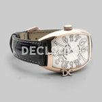 Replica Franck Muller Crazy Hours White Dial with White Markers in Rose Gold - Replica Watches