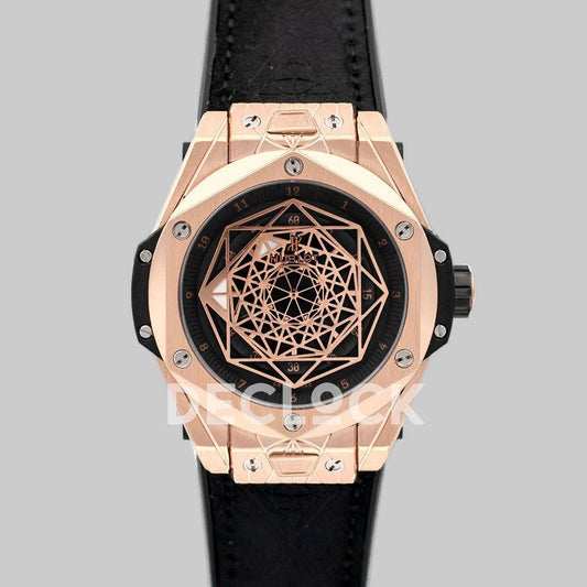 Replica Hublot Big Bang Unico Sang Bleu in Rose Gold - Replica Watches