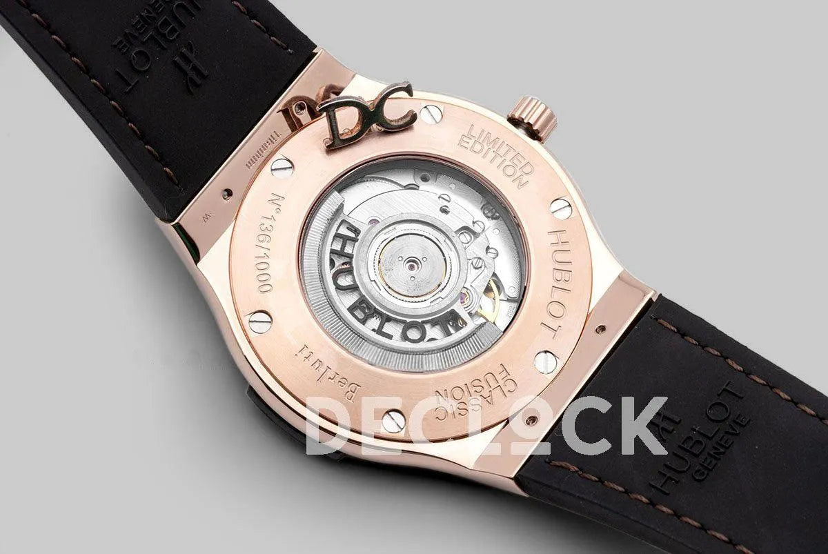 Replica Hublot Classic Fusion Berluti Scritto 45mm in Rose Gold - Replica Watches