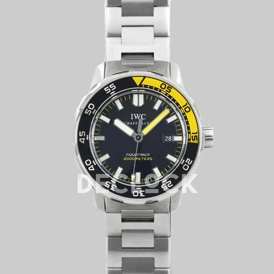 Replica IWC Aquatimer Automatic Black/Yellow Dial - Replica Watches