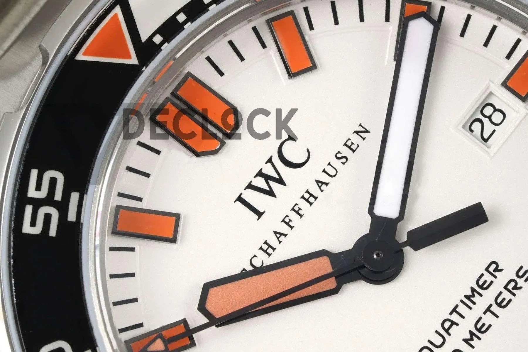 Replica IWC Aquatimer Automatic White/Orange Dial - Replica Watches