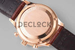 Replica IWC Portugieser Chronograph IW371611 White Dial in Rose Gold - Replica Watches