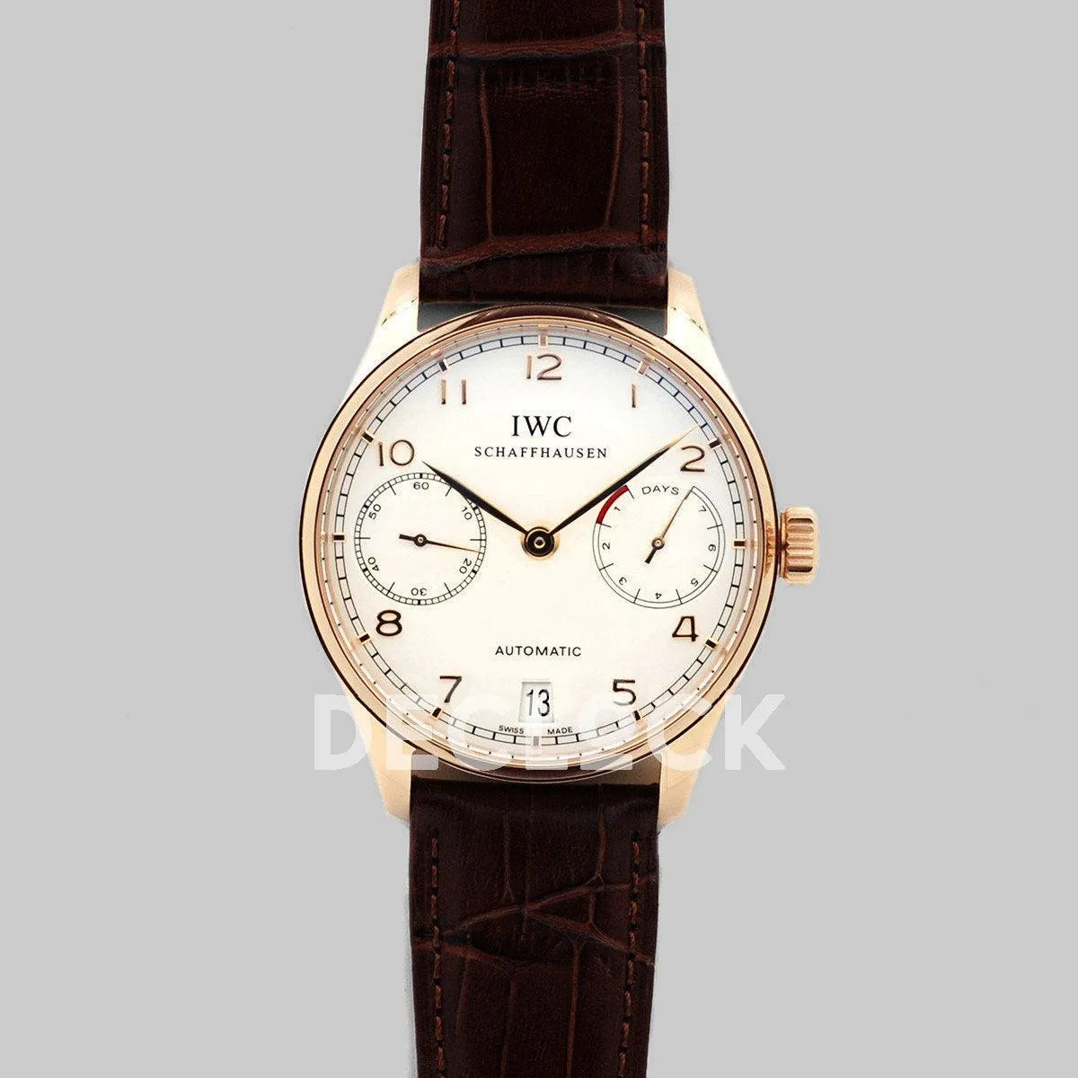 Replica IWC Portuguese Automatic 7 Day IW500701 Rose Gold - Replica Watches