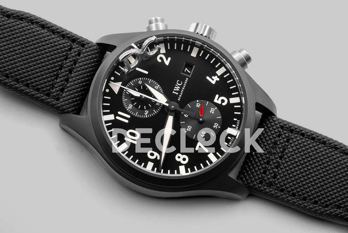 Replica IWC Top Gun Pilot’s Watch Chronograph IW389001 Ceramic - Replica Watches