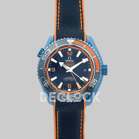 Replica Omega Seamaster Planet Ocean GMT “Big Blue” - Replica Watches