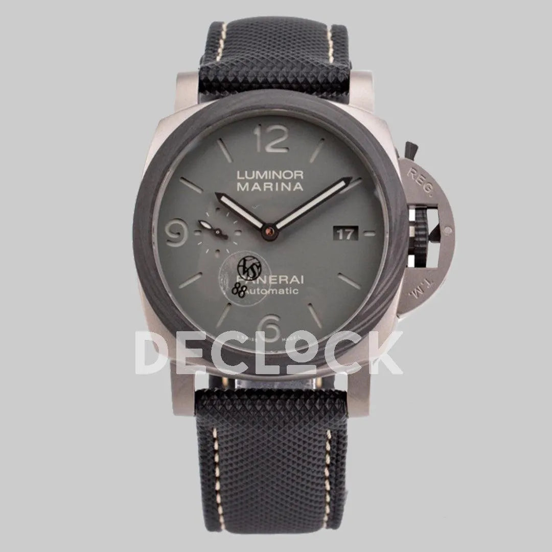 Replica Panerai PAM 1662 Luminor on Black Kevlar Composite Strap - Replica Watches