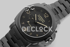 Replica Panerai PAM438 TUTTONERO Luminor 1950 3 Days GMT Automatic Ceramica - Replica Watches