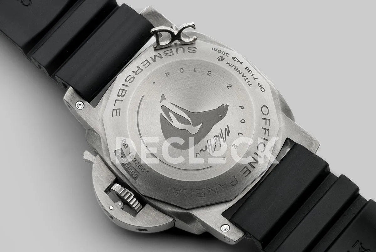 Replica Panerai PAM719 Luminor Submersible 1950 3 Days GMT Titanium Pole2Pole - Replica Watches