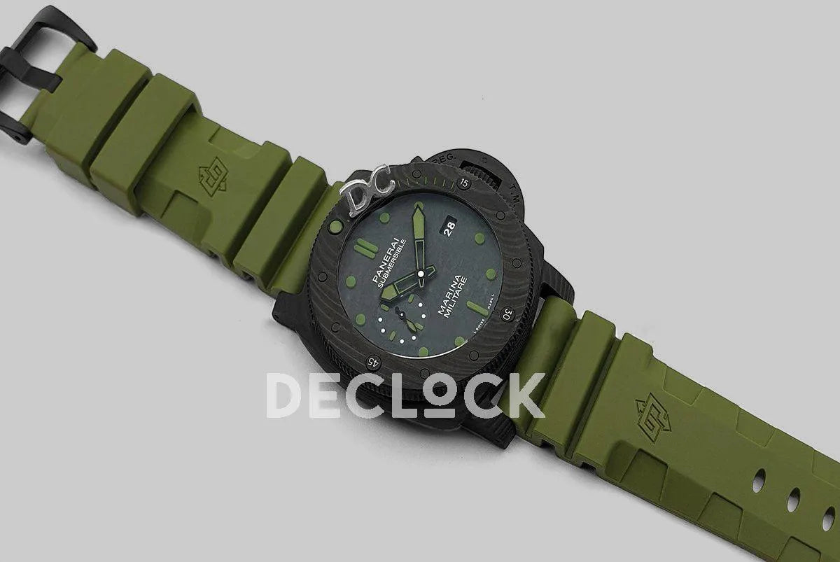 Replica Panerai PAM961 Luminor Submersible Marina Militare Carbotech - Replica Watches