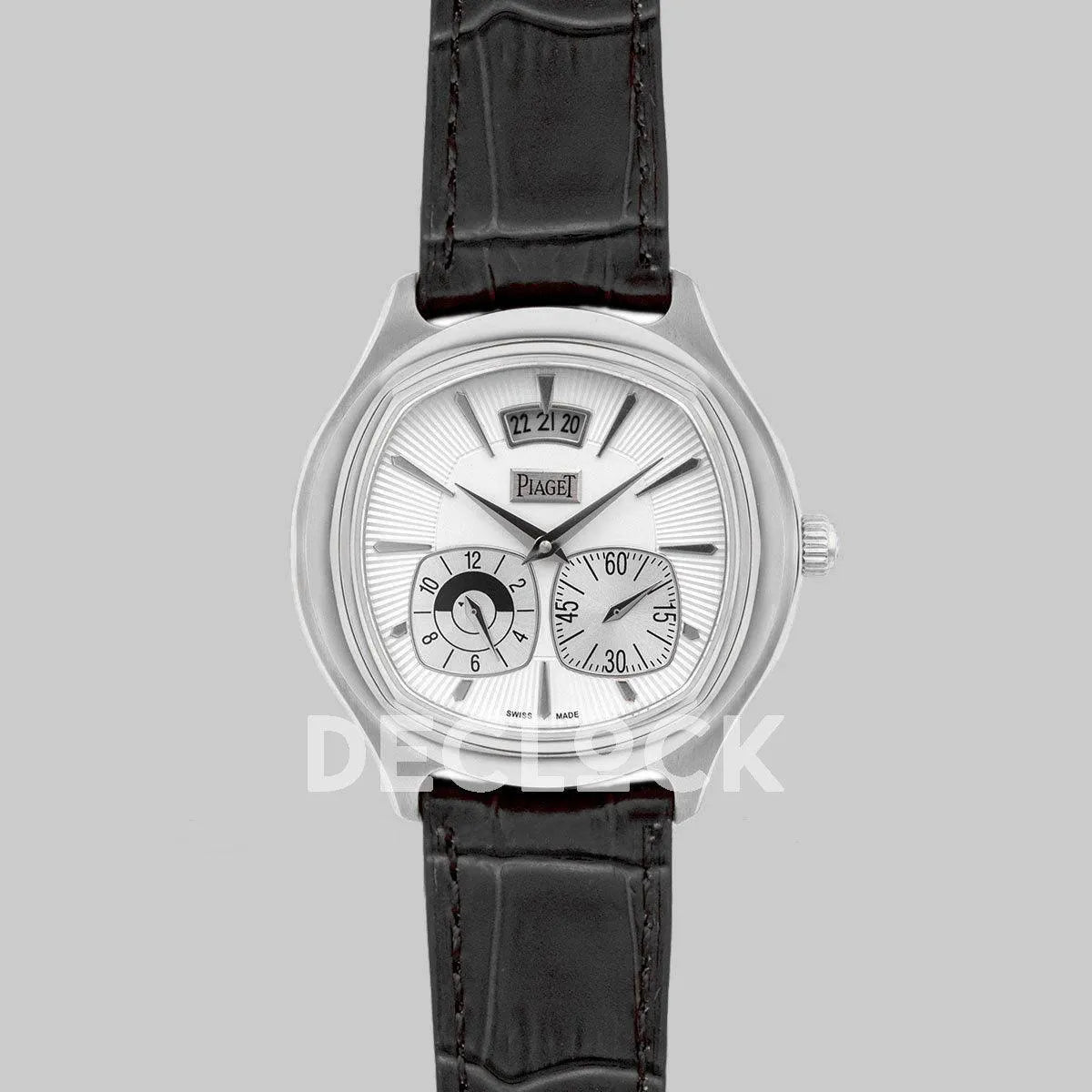 Replica Piaget Black Tie Emperador White Dial in Steel - Replica Watches