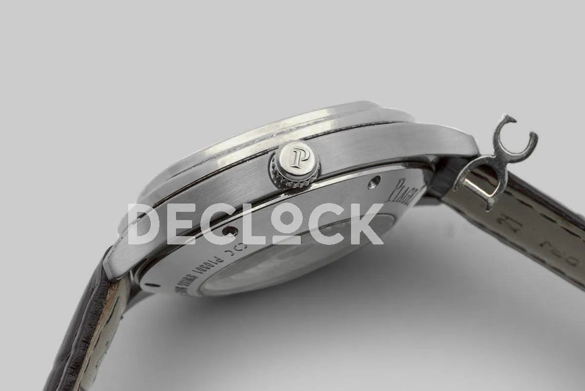 Replica Piaget Black Tie Emperador White Dial in Steel - Replica Watches