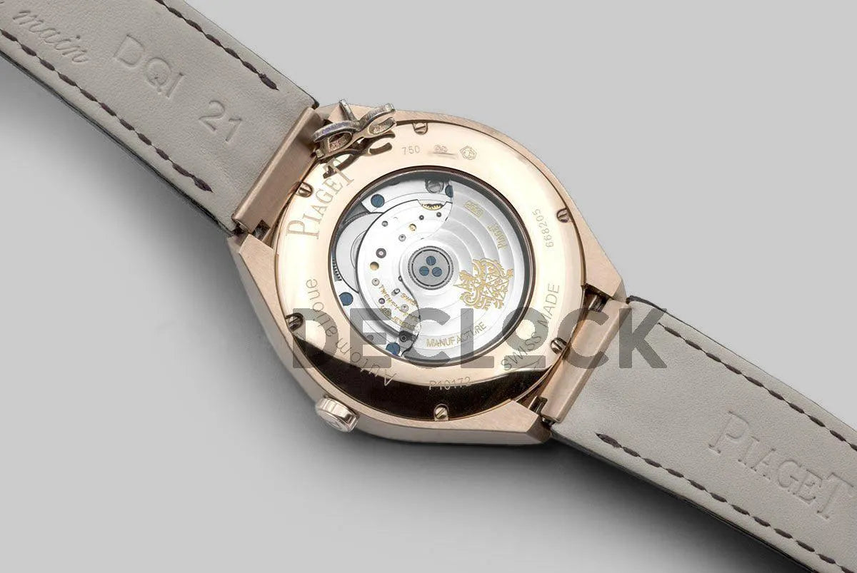 Replica Piaget Polo Watch Rose Gold Paved Diamonds - Replica Watches