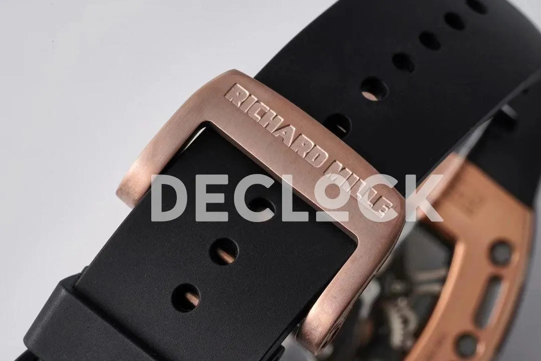 Replica Richard Mille RM 052-01 Tourbillon Skull in Rose Gold - Replica Watches