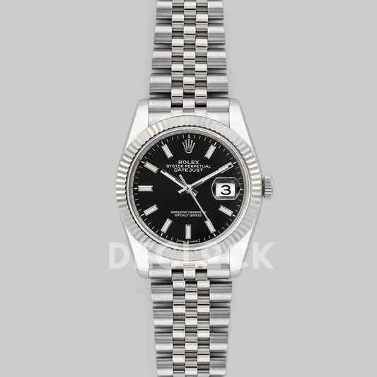 Replica Rolex Datejust 36 116234 Black Dial with Stick Markers - Replica Watches