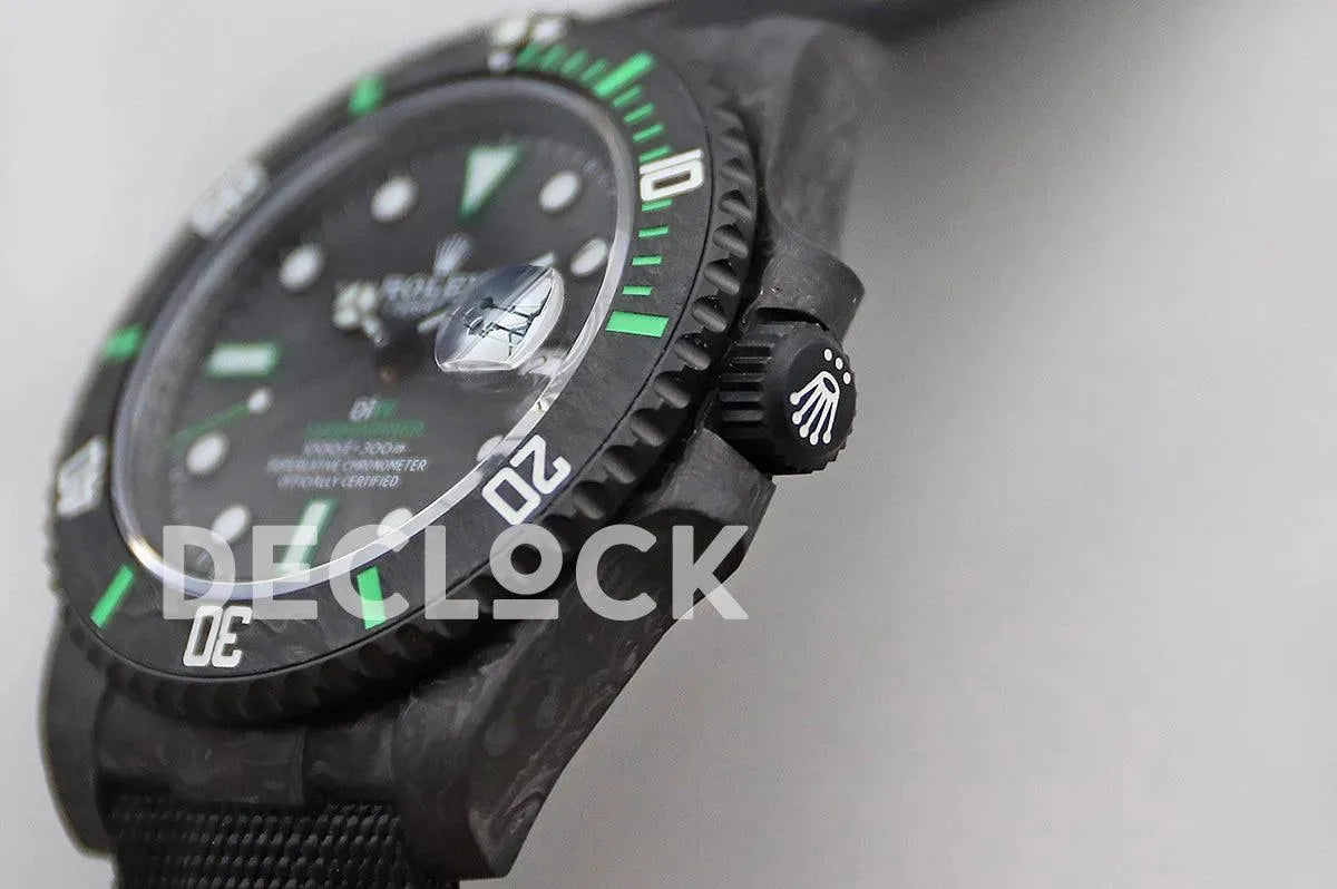 Replica Rolex DIW Submariner Carbon Green - Replica Watches