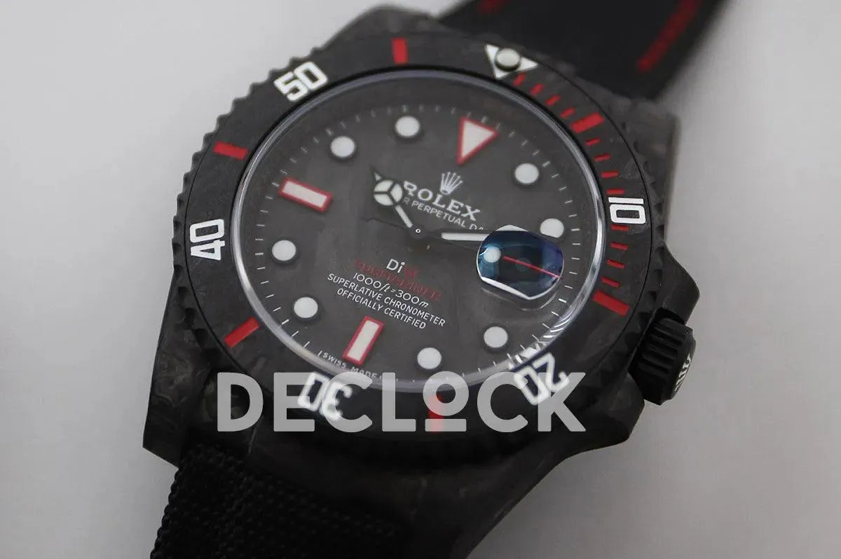 Replica Rolex DIW Submariner Carbon Red - Replica Watches