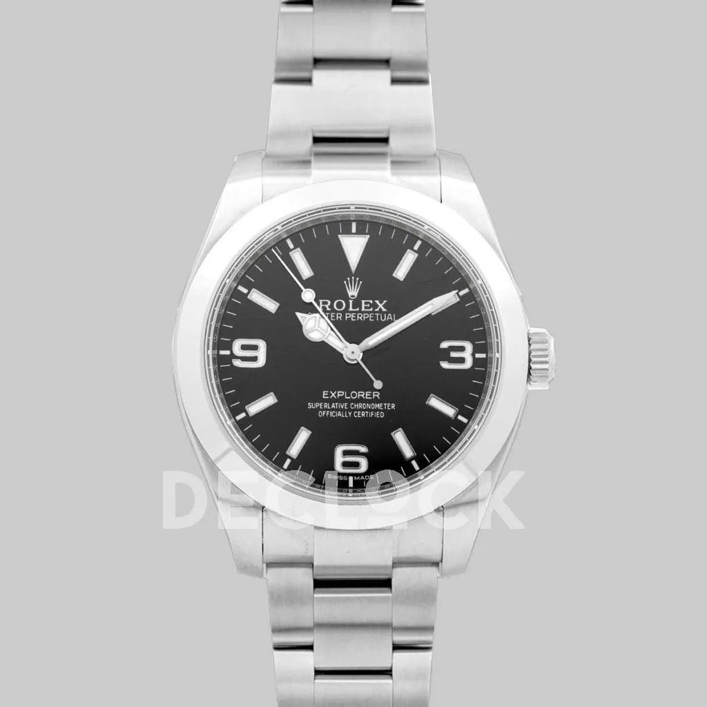 Replica Rolex Explorer I 214270 Black Dial - Replica Watches