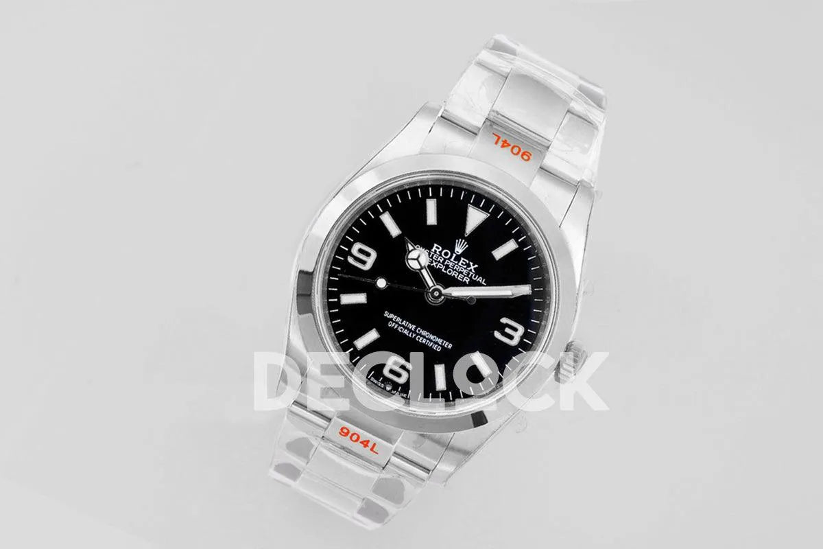 Replica Rolex Explorer I 36mm 1242703 Black Dial in Steel - Replica Watches