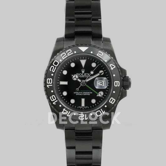 Replica Rolex GMT Master II 116710 LN in PVD Black - Replica Watches