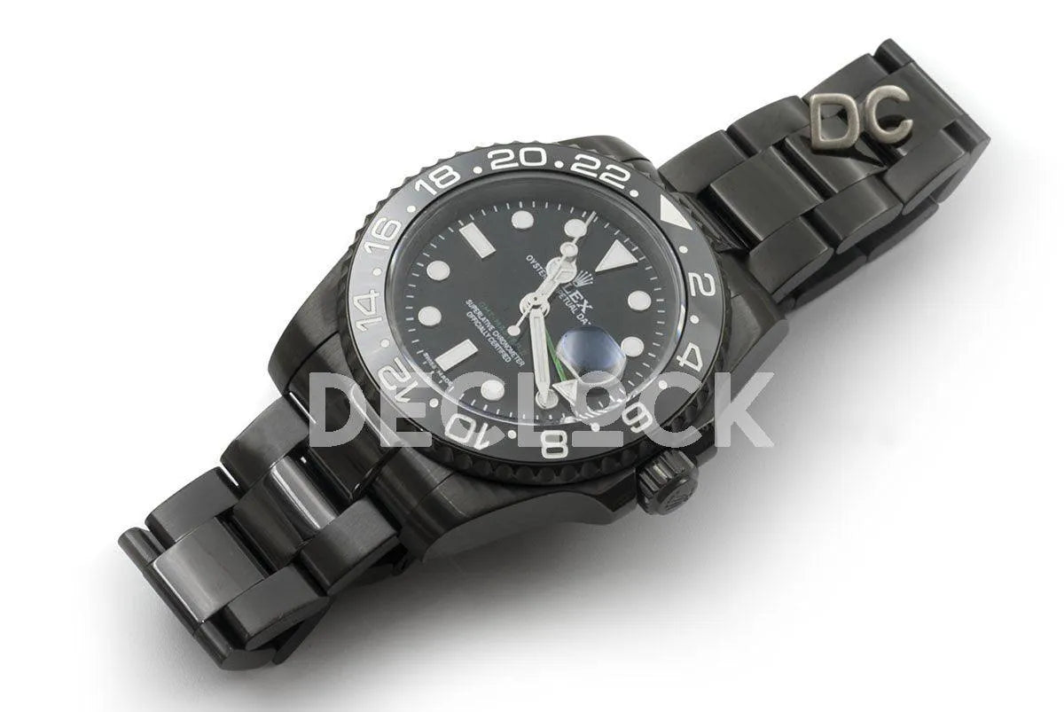 Replica Rolex GMT Master II 116710 LN in PVD Black - Replica Watches