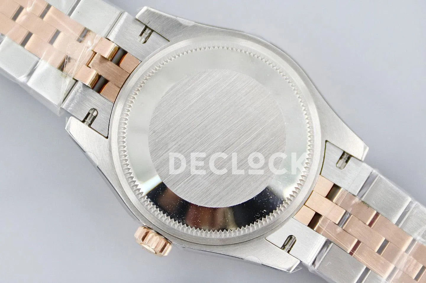 Replica Rolex Ladies Datejust 31 278271 White Dial in Everose Gold with Diamond Markers - Replica Watches