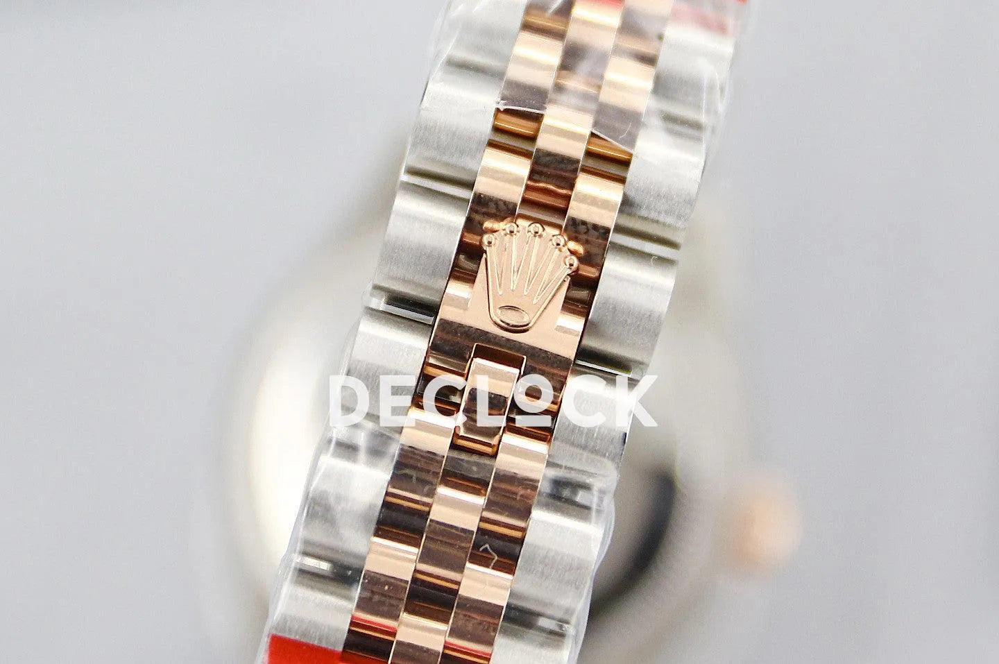 Replica Rolex Ladies Datejust 31 278271 White Dial in Everose Gold with Diamond Markers - Replica Watches