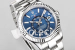 Replica Rolex Sky Dweller Steel in Blue Dial on Oyster Bracelet - Replica Watches