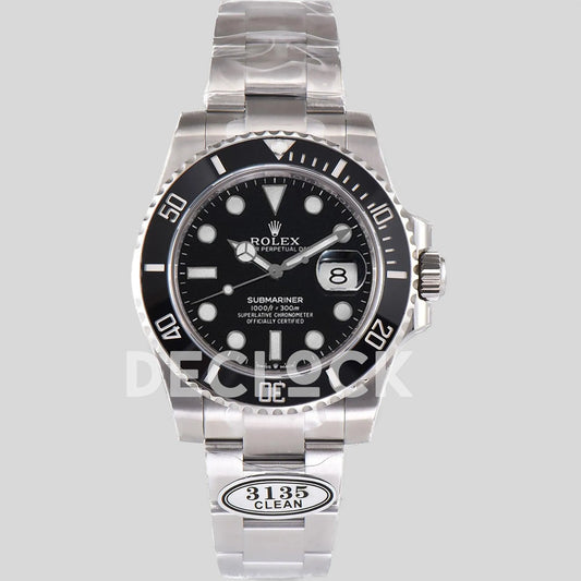 Replica Rolex Submariner 116610LN Black Ceramic - Replica Watches