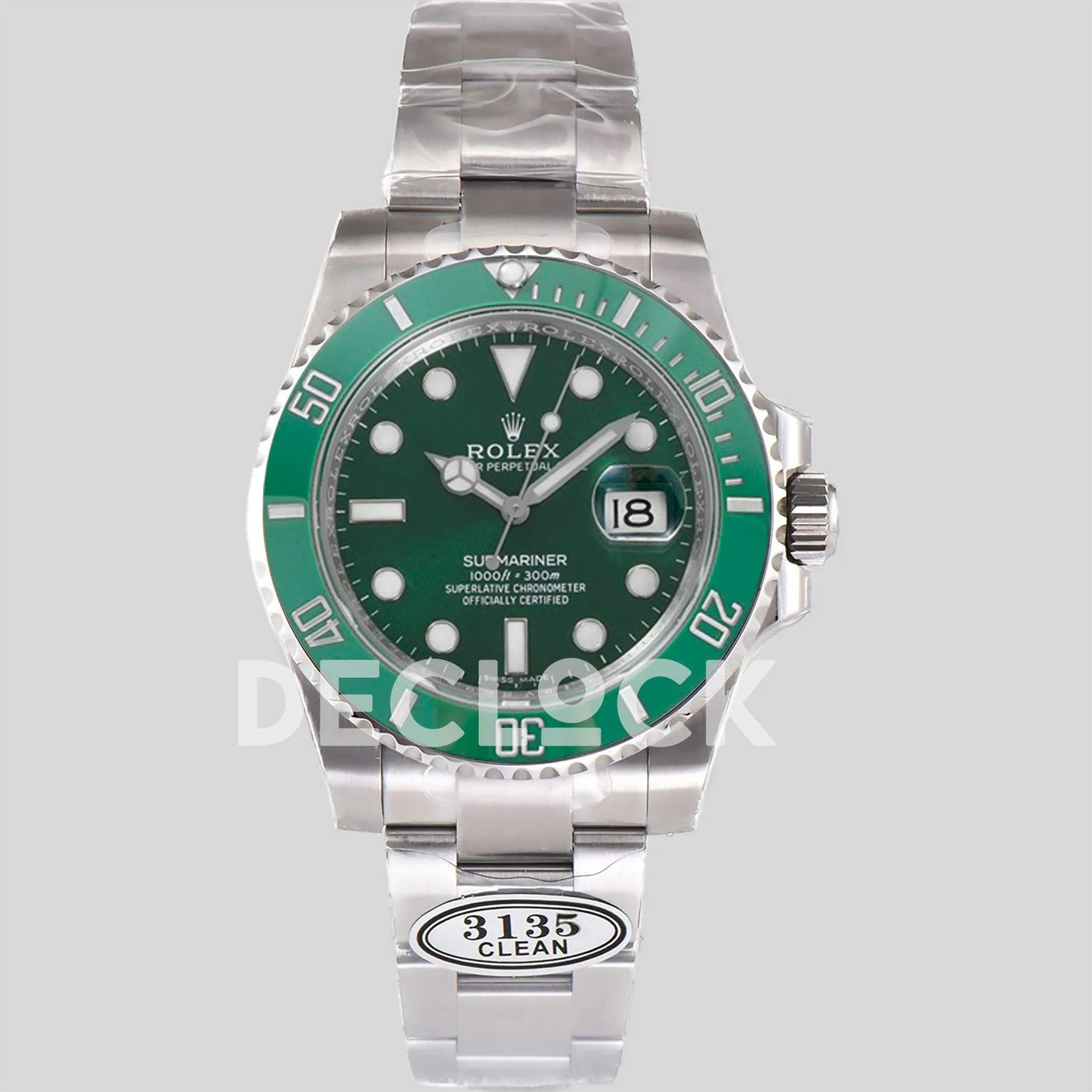 Replica Rolex Submariner 116610LN Green Ceramic - Replica Watches