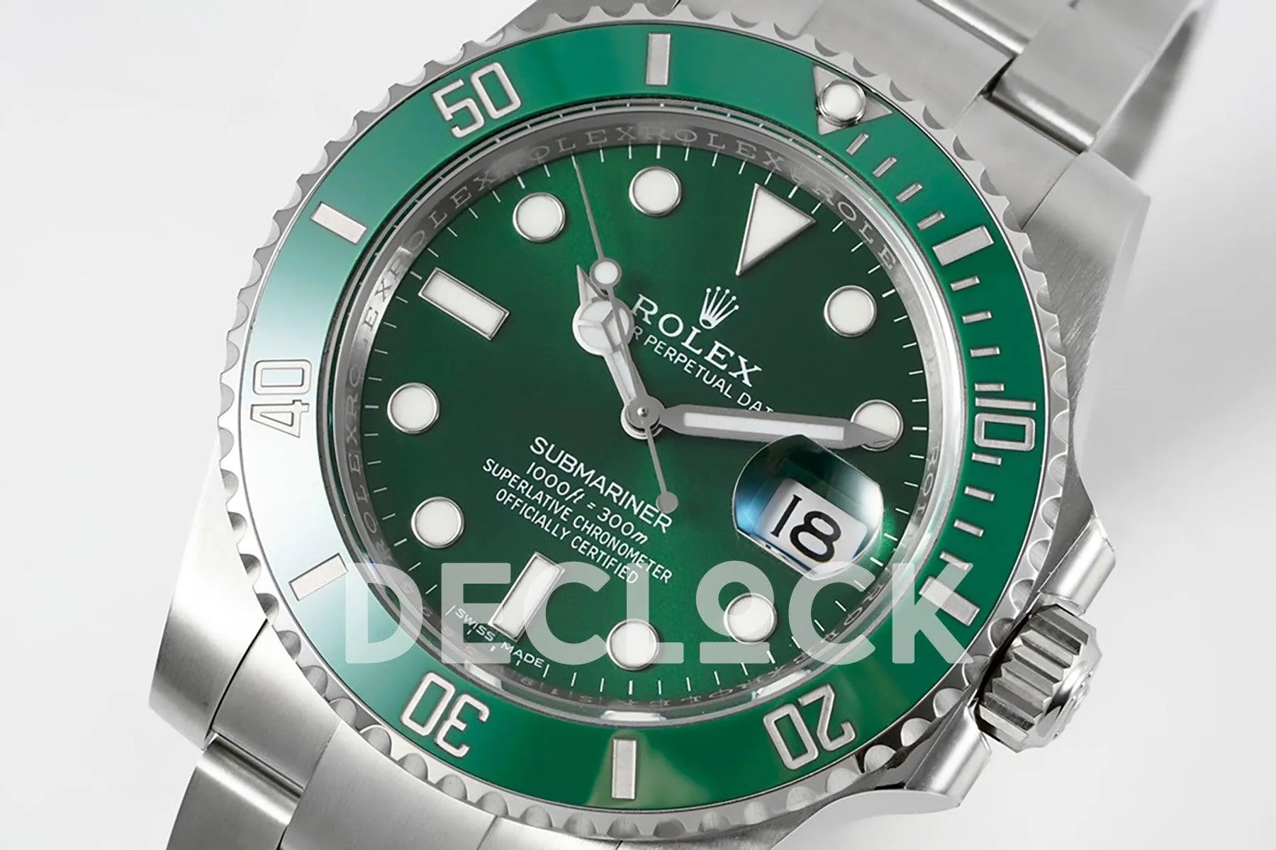 Replica Rolex Submariner 116610LN Green Ceramic - Replica Watches