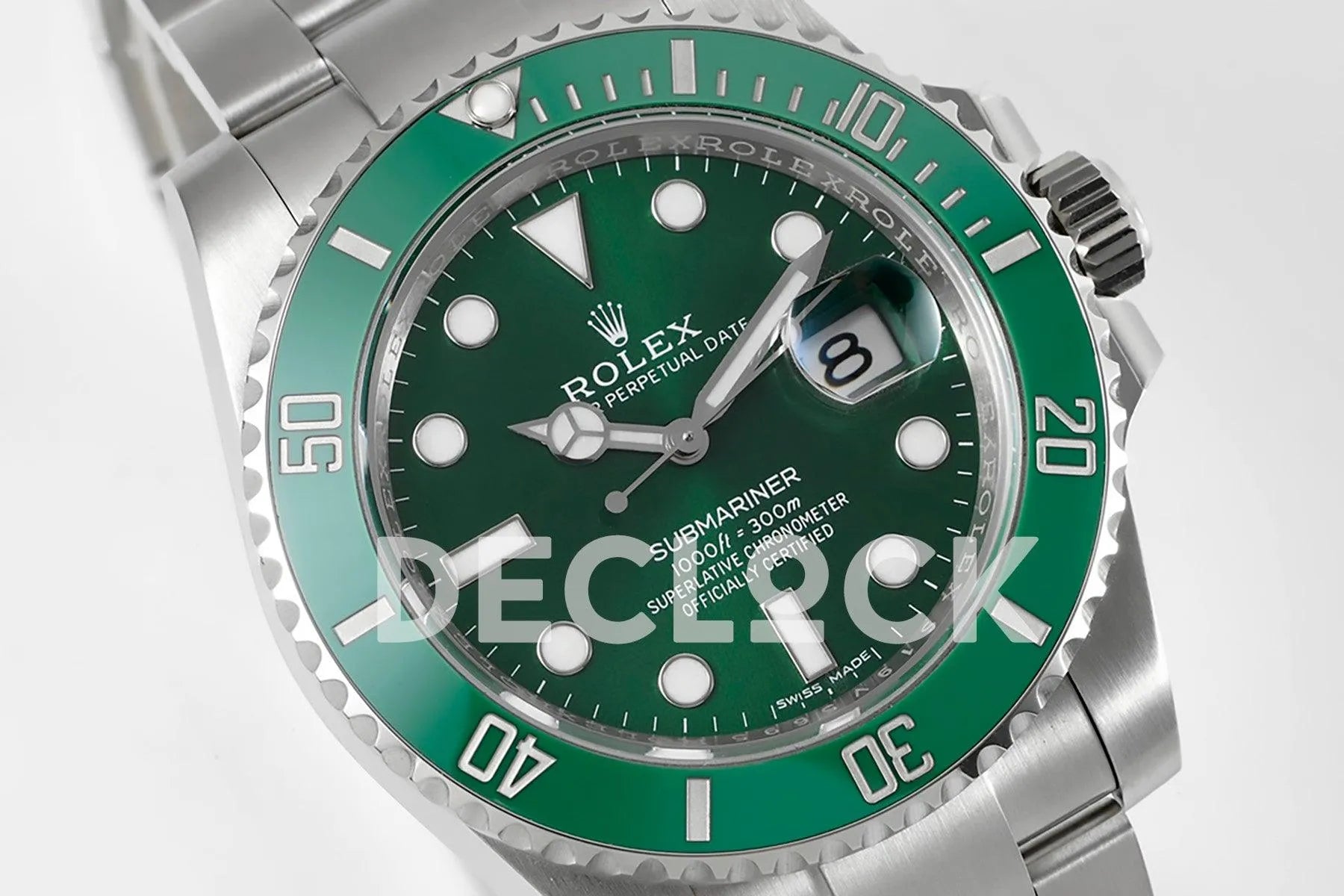 Replica Rolex Submariner 116610LN Green Ceramic - Replica Watches