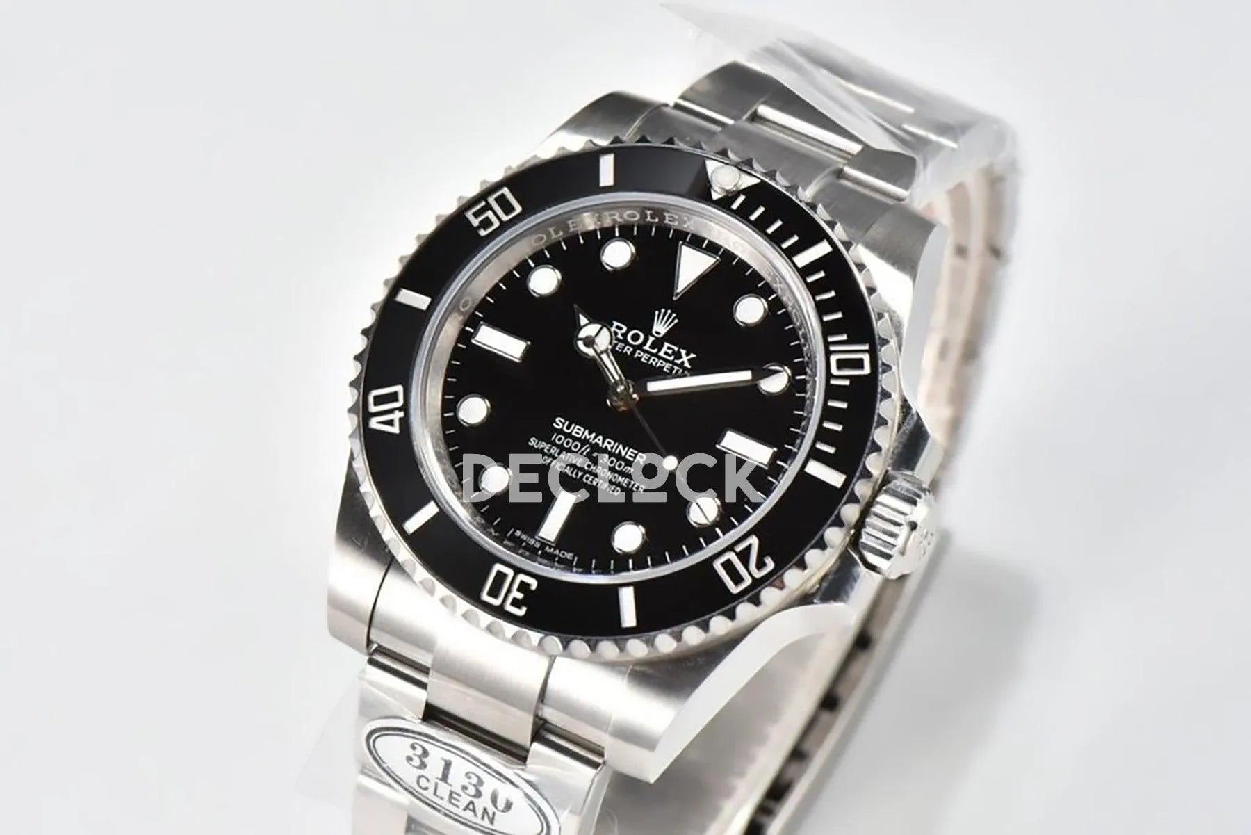 Replica Rolex Submariner 124060 No Date Black Ceramic - Replica Watches