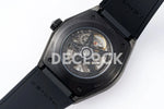 Replica Zenith Defy Classic Skeleton Black Bezel on Black Rubber Strap - Replica Watches