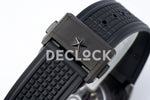 Replica Zenith Defy Classic Skeleton Black Bezel on Black Rubber Strap - Replica Watches