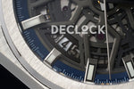 Replica Zenith Defy Classic Skeleton Black Dial on Black Rubber Strap - Replica Watches