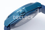 Replica Zenith Defy Classic Skeleton Full Blue on Blue Rubber Strap - Replica Watches